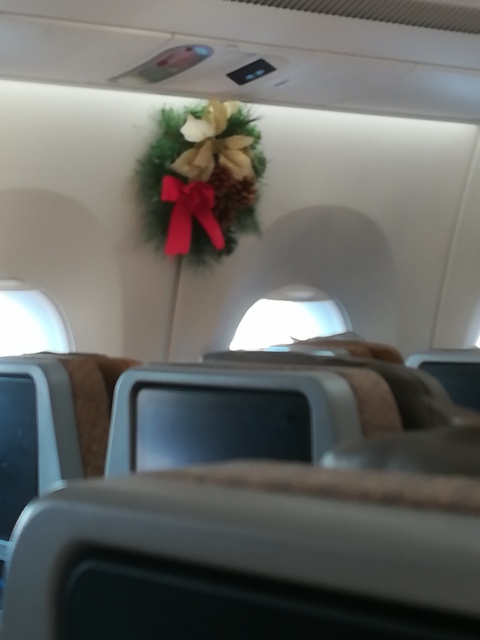 Julfint på flyget